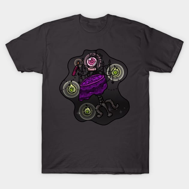 Seance Poltergeists T-Shirt by Cookie Bear Creations